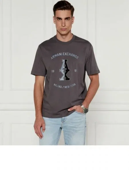 Armani Exchange Tricou gri