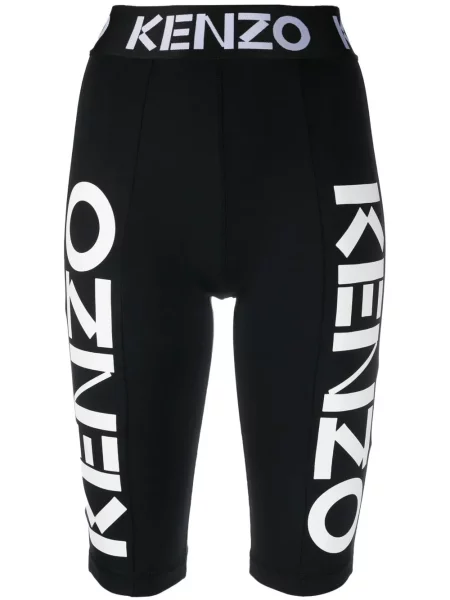 Pantaloni scurți Kenzo cu imagine negru