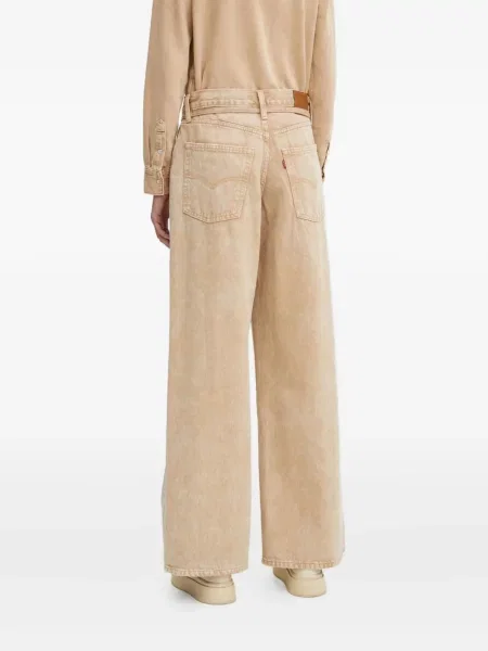 Retro lepršave traperice Levi's® lepršave s izlizanim efektom plava