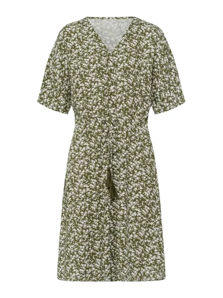Heine Rochie oliv alb