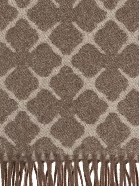 Fular By Malene Birger cu franjuri maro