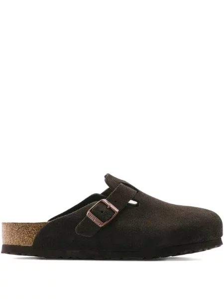 Papuci tip mules Birkenstock maro