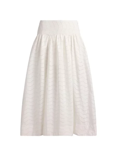 Fustă Polo Ralph Lauren alb