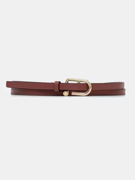 Furla curea pentru femei din piele roz