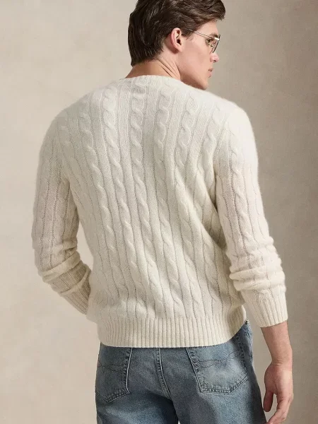 Polo Ralph Lauren pulover de casmir bej