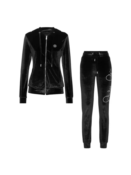 Kombinezon Philipp Plein z kapturem czarny