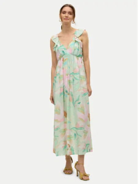 Vero Moda Letní šaty Josie zelená