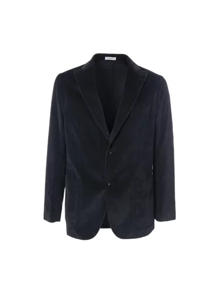 Aksamitna marynarka Boglioli niebieska