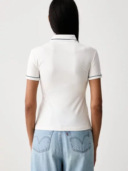 Tricou polo Lacoste bej