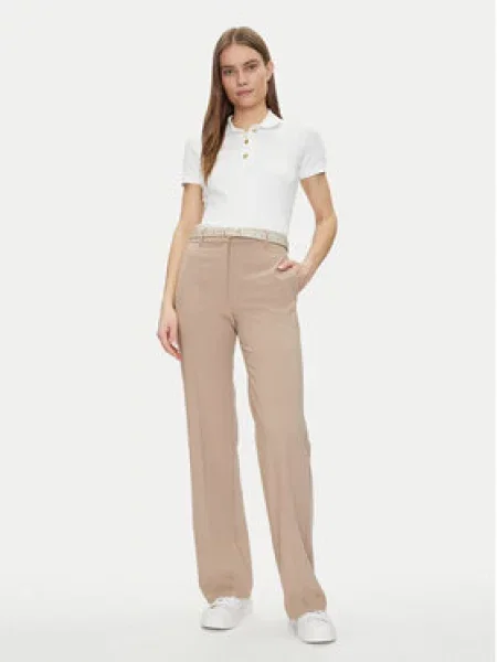 Tommy Hilfiger Polokošile Slim Gold Button Polo Ss bílá