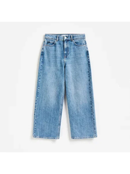 Reserved Džíny culottes modrá