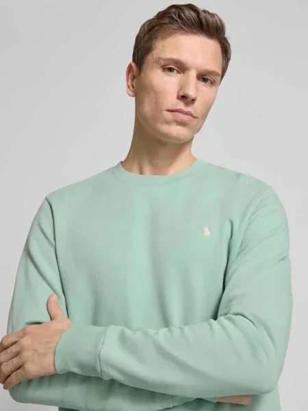 Bluza o kroju relaxed fit z czystej bawełny Ralph Lauren zielona
