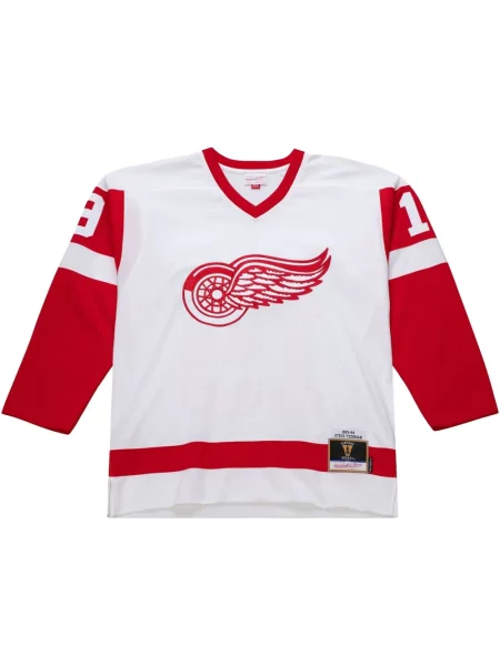Cămașă Mitchell & Ness din jerseu alb