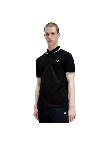 Koszulka polo Fred Perry czarna