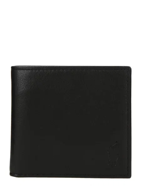 Usnjena denarnica Polo Ralph Lauren črna