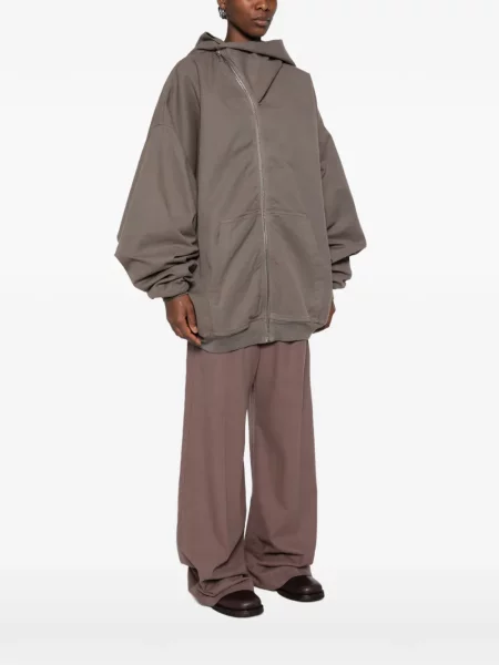 Geacă Rick Owens Drkshdw cu glugă gri