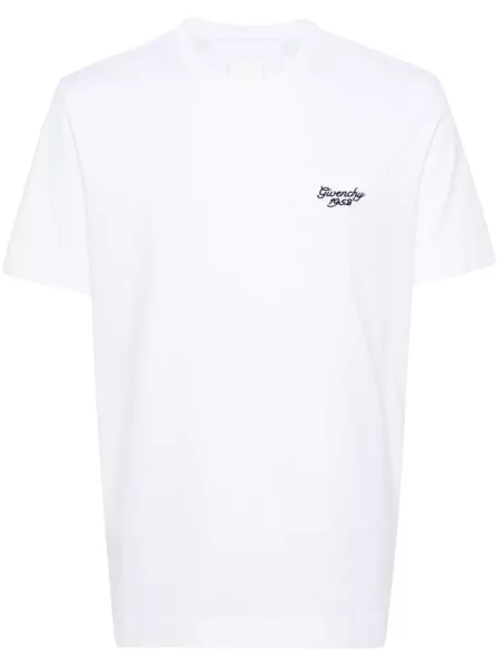 Tricou Givenchy cu imagine alb