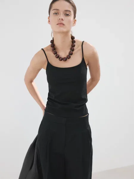 MANGO Top BACARI' negru