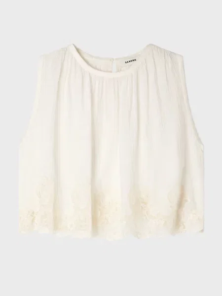 Топ Sandro білий