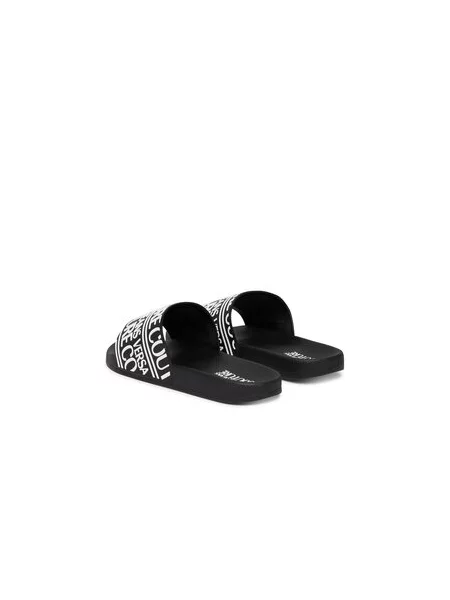 Šlepetės Versace Jeans Couture Juoda balta