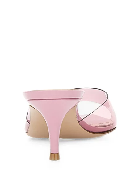 Papuci tip mules Gianvito Rossi roz