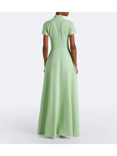 Rochie Emilia Wickstead de lână verde