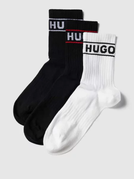 HUGO Skarpety w QSRIB Sporty Kobiety czarny|biały czarne