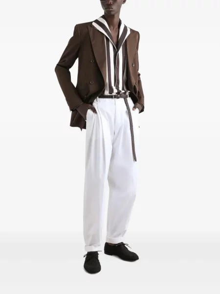 Pantaloni Dolce & Gabbana alb