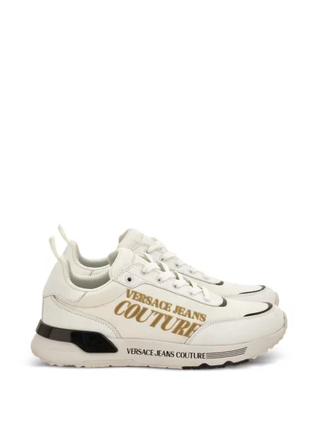 Sneakerși Versace Jeans Couture cu autograf alb