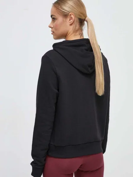 Mikina Reebok s kapucí hladká černá
