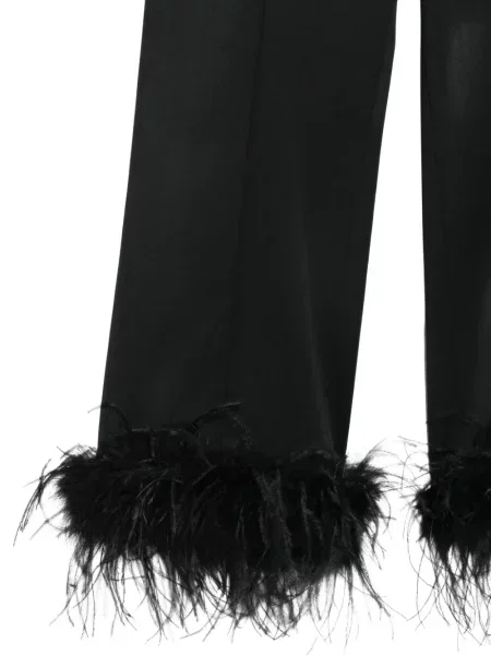 Decupat pantaloni Styland cu pene negru