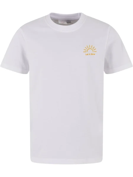 Mister Tee Majica Let It Shine Sun narančasta bijela