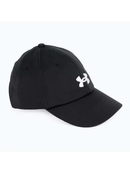 Șapcă de baseball pentru femei Under Armour Blitzing Adj Black/White alb