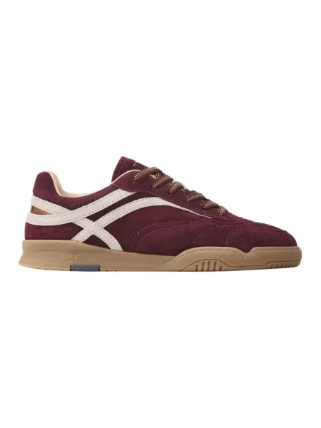 Sneakersy Via Vai skórzane czerwone