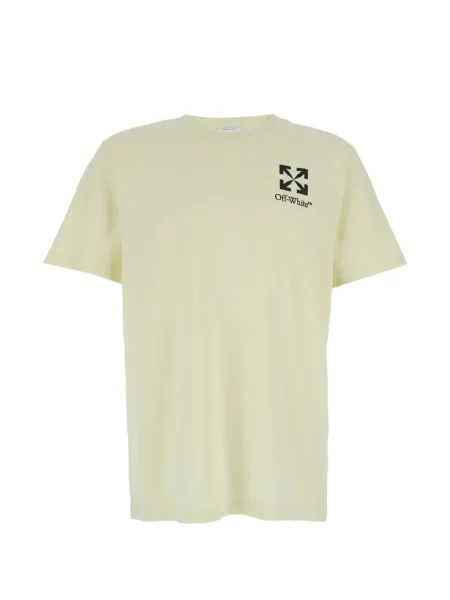 Tricou Off-white cu autograf alb