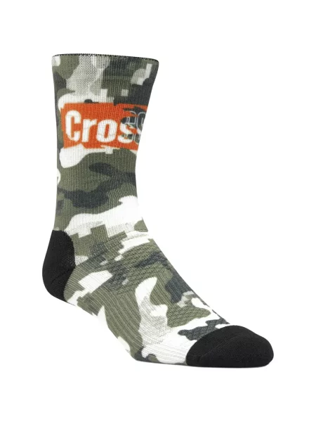 Șosete Reebok cu imagine cu model camuflaj verde