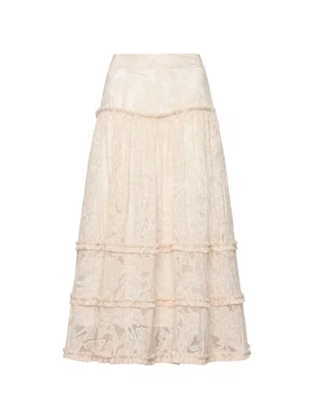 Fustă Cinq A Sept cu model floral din dantelă