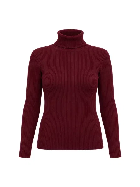 RYVAN Pulover Pullover burgund