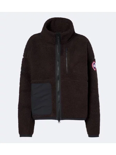 Geacă Canada Goose de lână maro