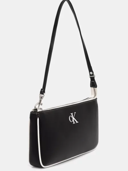 Geanta hobo Calvin Klein din piele negru
