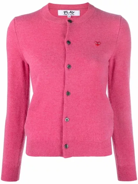 Cardigan Comme Des Garcons Play tricotate roz