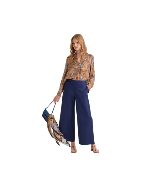 Spodnie Maliparmi niebieskie