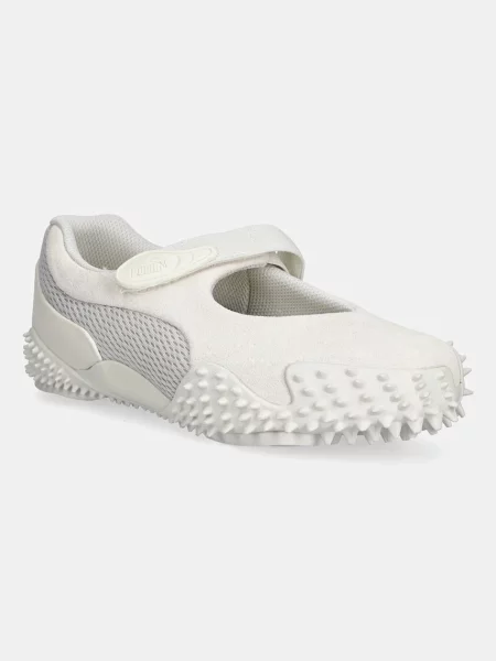 Cipele Puma od brušene kože bijela