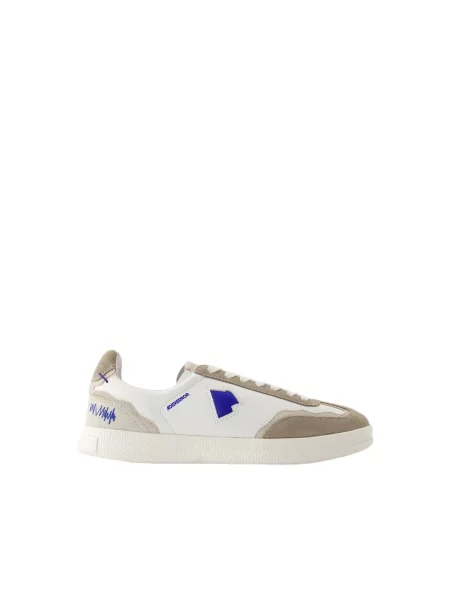 Sneakersy Ader Error z okrągłym noskiem białe