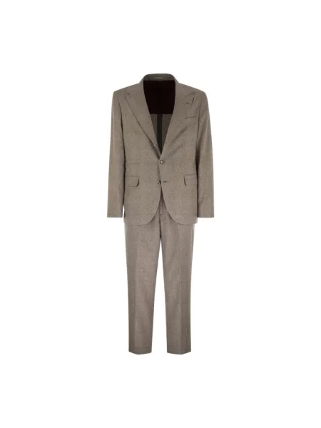 Garnitur Brunello Cucinelli brązowy