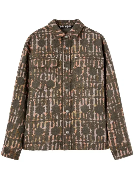 Koszula Palm Angels zielona