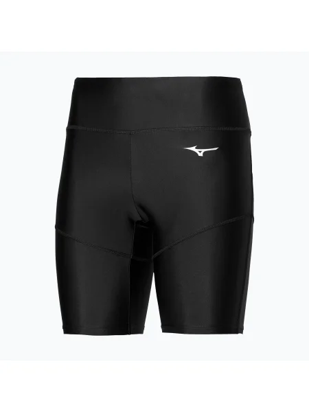 Pantaloni scurți de alergare pentru femei Mizuno Core Mid Tight black negru