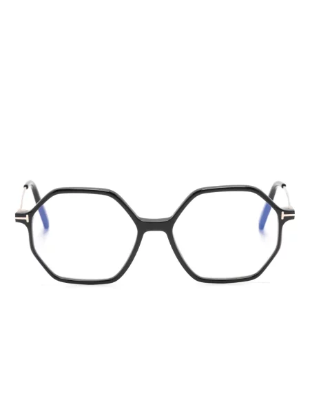 Ochelari de soare Tom Ford Eyewear cu imprimeu geometric negru