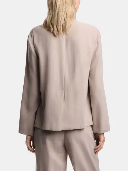 Пиджак Emporio Armani из модала бежевый