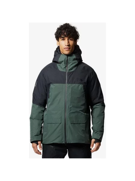 Kurtka z kapturem Mountain Hardwear Cloud Bank GORE-TEX Forest Green L zielona